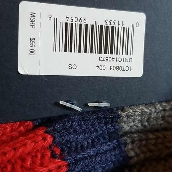 Tommy Hilfiger Grey Striped Scarf - Picture 6 of 7